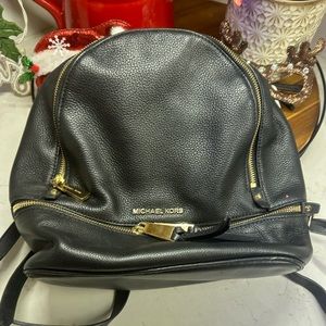 Black Michael Kors backpack